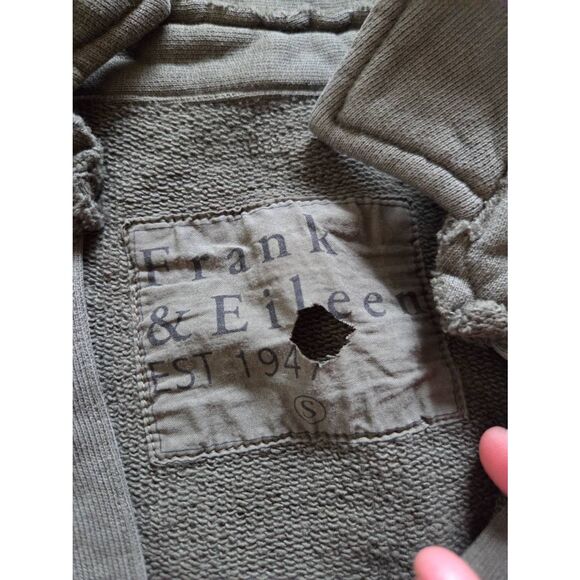 Frank & Eileen Triple Fleece Patrick Popover In  Pine Sz Small - Picture 3 of 5